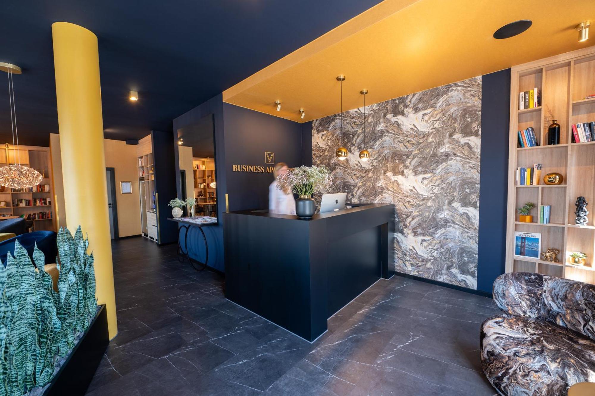 V Business Apartments Μπέμπλινγκεν Εξωτερικό φωτογραφία
